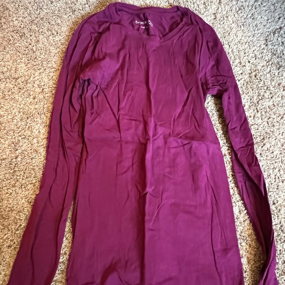 Women's Purple Long Sleeve Top